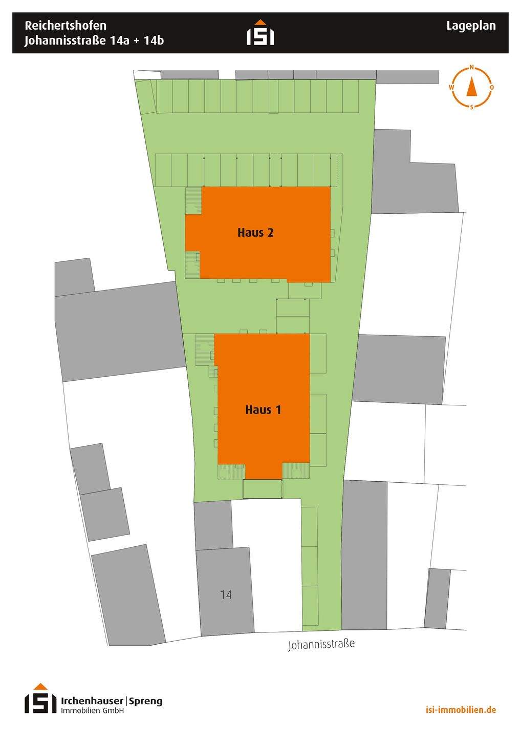 Immobilie in Reichertshofen - Reichertshofen! 4-ZKB OG-Whg. mit 7 m² West-Balkon, FBH, elektr. Rollläden, Videosprech., Keller! - Bild 2