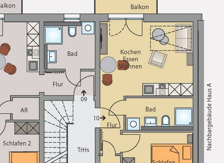 Wohnung zum Kauf - Erstbezug provisionsfrei als Kapitalanlage geeignet 253.000 € 2 Zimmer 43,2 m² Dorfstr. 18 Ramsberg Pleinfeld 91785