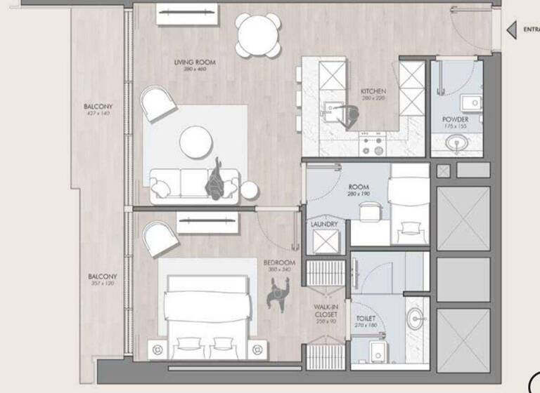 Wohnung zum Kauf provisionsfrei 2.990.000 € 2,5 Zimmer 82 m² Jumeirah Village Circle Dubai