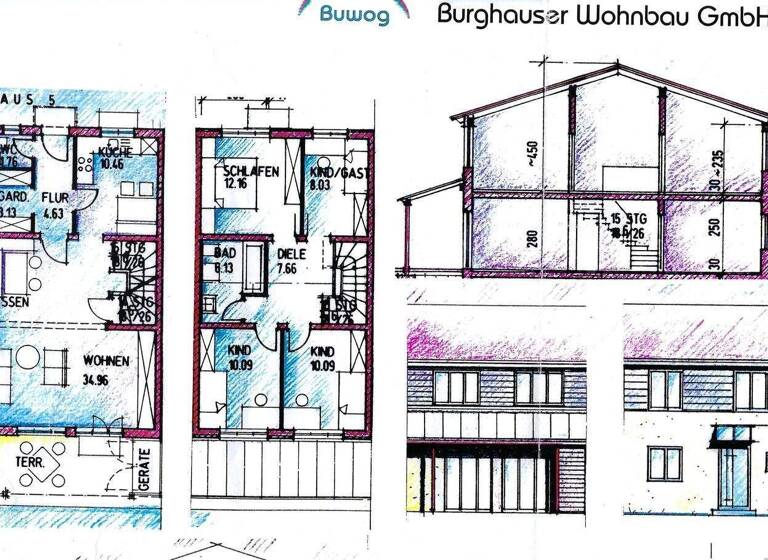 Reihenmittelhaus zum Kauf 339.000 € 5 Zimmer 116 m² 190 m² Grundstück frei ab 01.05.2026 Piracher Straße Burghausen 84489