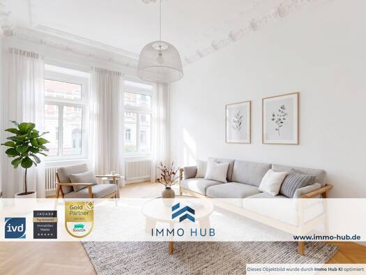 Wohnung zum Kauf 319.000 € 3 Zimmer 74 m² 1. Geschoss Zentrum-Nord Leipzig 04105