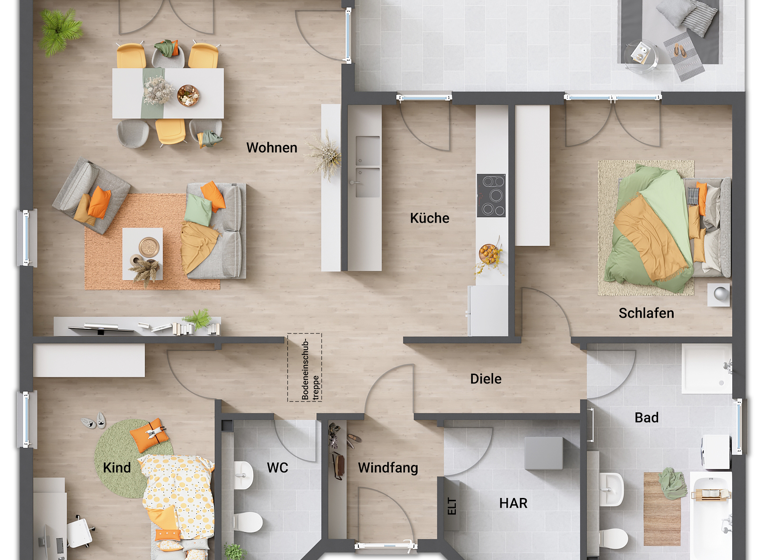 Einfamilienhaus zum Kauf provisionsfrei 528.600 € 108 m² 680 m² Grundstück Ortsbereich Hohentengen 88367