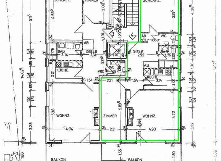 Wohnung zum Kauf 619.000 € 3 Zimmer 80 m²<br/>Wohnfläche 2.<br/>Geschoss Nienstedten Hamburg 22609