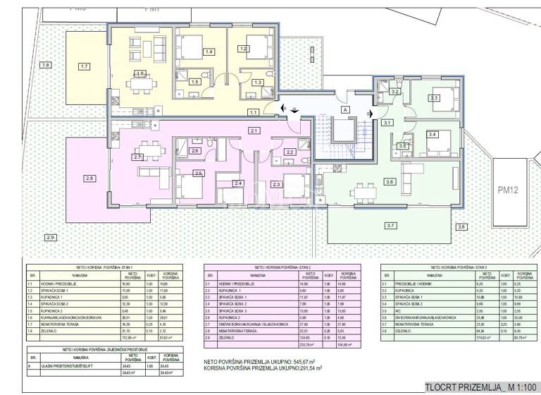 Wohnung zum Kauf 452.298 € 4 Zimmer Vodice 22211