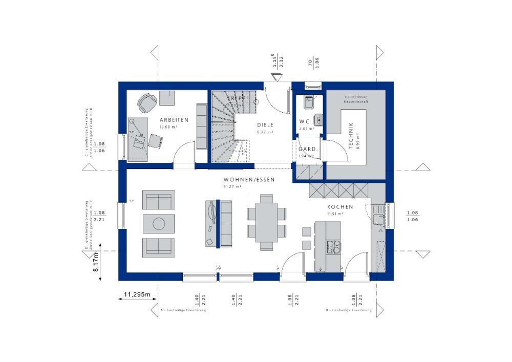 Einfamilienhaus zum Kauf 557.815 € 4 Zimmer 147 m²<br/>Wohnfläche 699 m²<br/>Grundstück Impfingen Tauberbischofsheim 97941