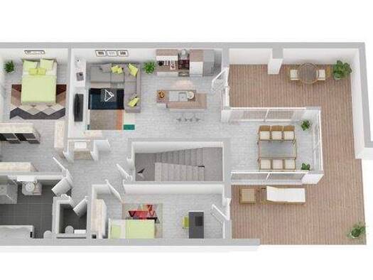 Wohnung zum Kauf 449.000 € 3 Zimmer 99 m² 1. Geschoss Neckarau Mannheim 68199