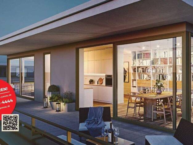 Wohnung zum Kauf provisionsfrei 385.500 € 3 Zimmer 84,7 m² Haidenhof-Nord Passau 94032