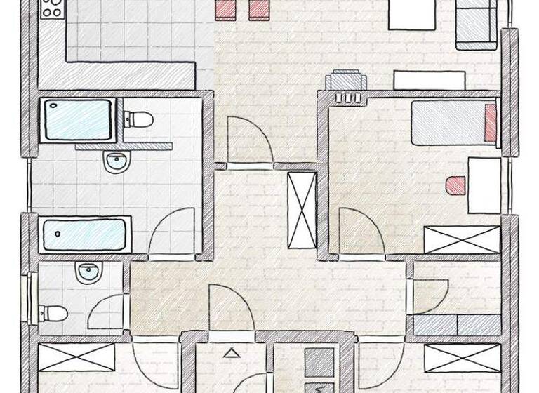 Wohnung zum Kauf - Erstbezug 375.900 € 4 Zimmer 110,2 m² 1. Geschoss frei ab sofort Werther 33824