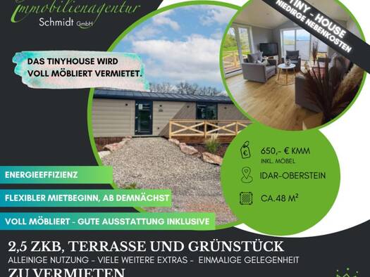 Wohnung zur Miete 650 € 3 Zimmer 48 m² Idar-Oberstein 55743