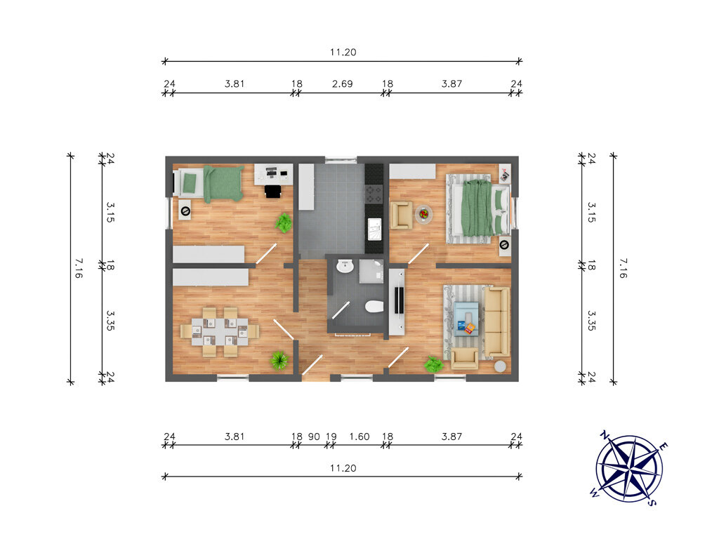 Haus zum Kauf 297.000 € 4 Zimmer 68 m²<br/>Wohnfläche 280 m²<br/>Grundstück Bedekaspel Südbrookmerland 26624