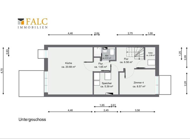 Reihenmittelhaus zum Kauf 949.000 € 6 Zimmer 141,2 m² 93 m² Grundstück Feldmoching-Hasenbergl München 80935