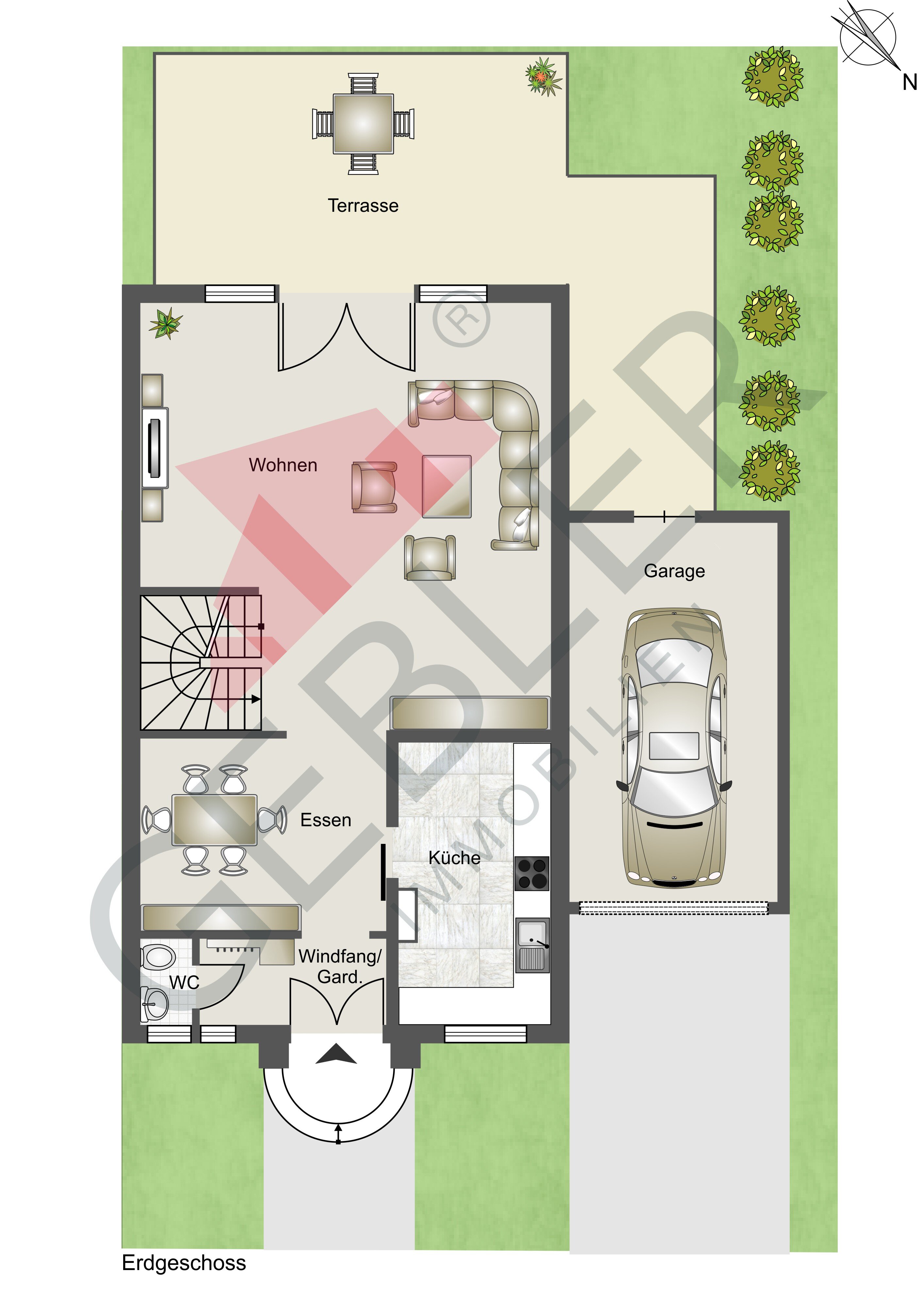 Doppelhaushälfte zum Kauf 399.000 € 4 Zimmer 108,7 m²<br/>Wohnfläche 236 m²<br/>Grundstück Halden / Herbeck Hagen 58093