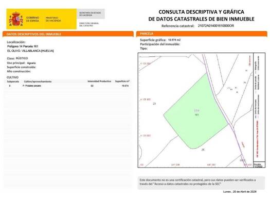 Acker-/Waldstück zum Kauf 110.500 € Villablanca 21590
