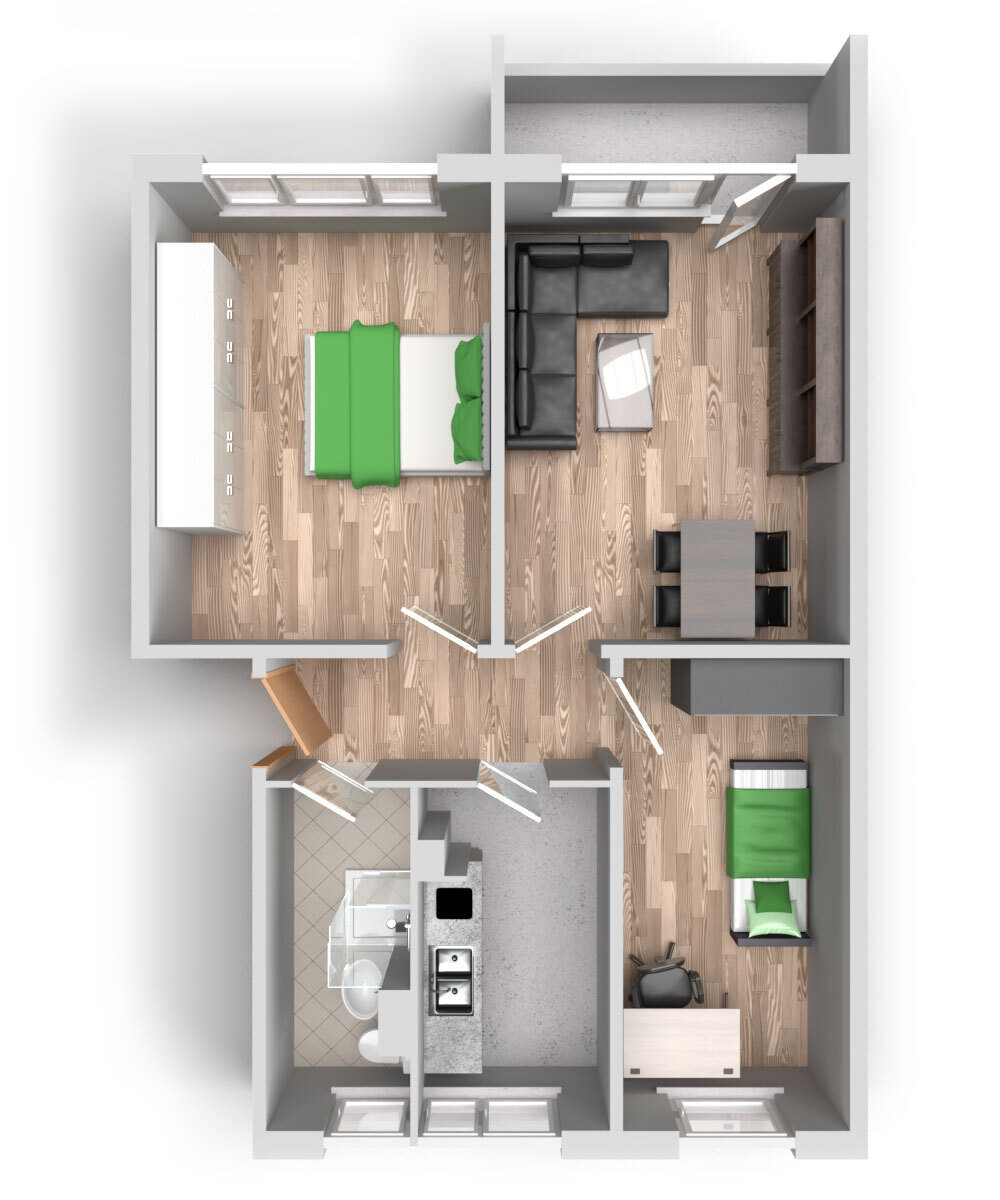 Wohnung zur Miete 383 € 3 Zimmer 60,8 m²<br/>Wohnfläche 2.<br/>Geschoss 15.01.2025<br/>Verfügbarkeit Südstadtring 17 Südstadt Halle 06128