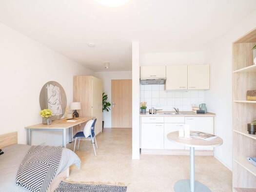 Wohnung zur Miete 381 € 1 Zimmer 24,4 m² 2. Geschoss frei ab 01.02.2026 Bautzner Straße 24 Innere Neustadt Dresden 01099