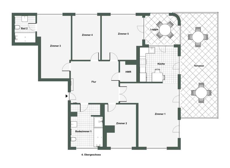 Wohnung zum Kauf 1.795.000 € 5 Zimmer 168,3 m² 4. Geschoss Kreuzberg Berlin 10963