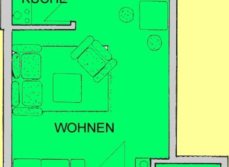 Wohnung zur Miete 475 € 1 Zimmer 43,7 m²<br/>Wohnfläche 1.<br/>Geschoss Seefeld Werneuchen 16356