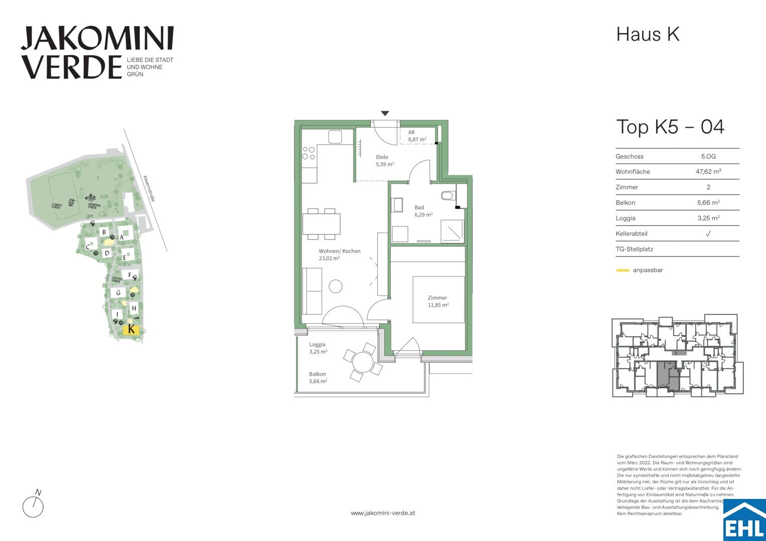 Wohnung zum Kauf 265.000 € 2 Zimmer 47,6 m²<br/>Wohnfläche 5.<br/>Geschoss Kasernstraße Jakomini Graz 8010