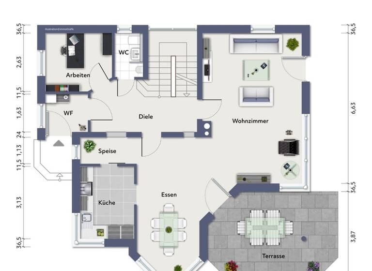 Einfamilienhaus zum Kauf 975.000 € 9 Zimmer 141 m² 1.400 m² Grundstück Burlafingen Neu- Ulm 89233