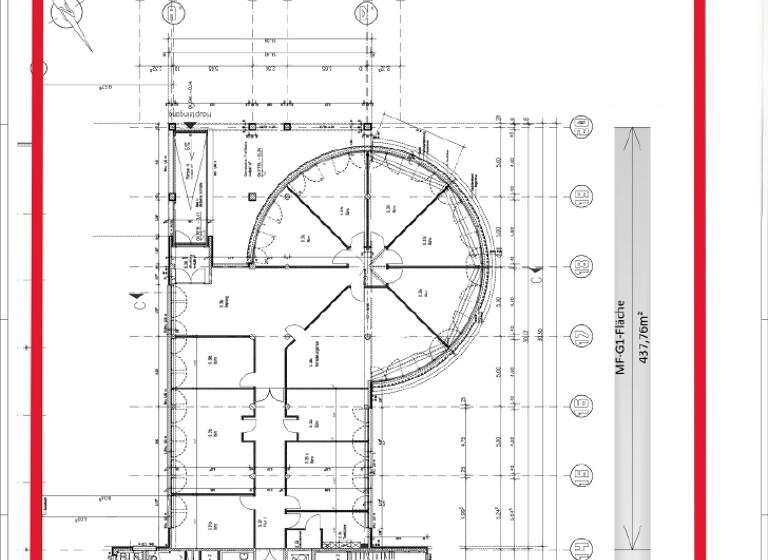 Büro zur Miete provisionsfrei 490,9 m² Bürofläche teilbar ab 490,9 m² Knielingen Karlsruhe 76187