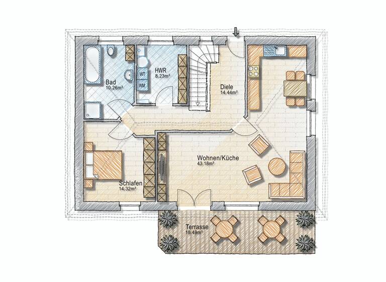 Haus zum Kauf provisionsfrei 495.000 € 4 Zimmer 129 m² 550 m² Grundstück Mühlenweg 18 Ziethen 23911