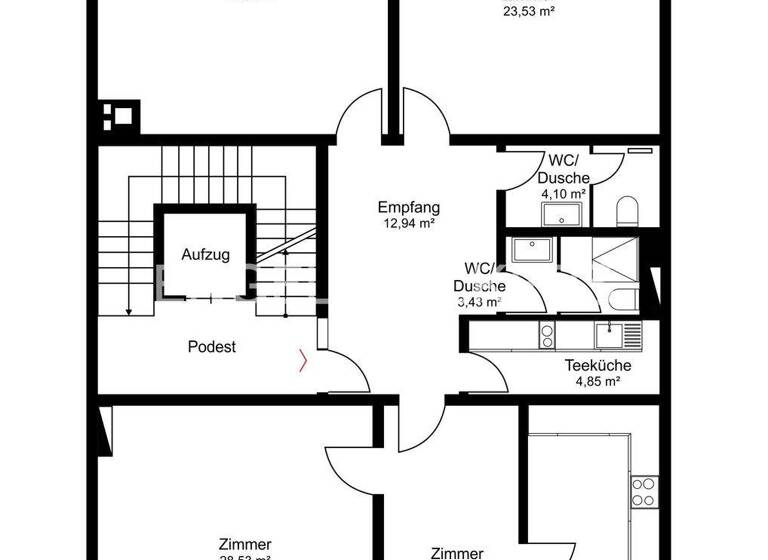 Studio zum Kauf 750.000 € 4 Zimmer 132 m² Altstadt Freiburg 79098