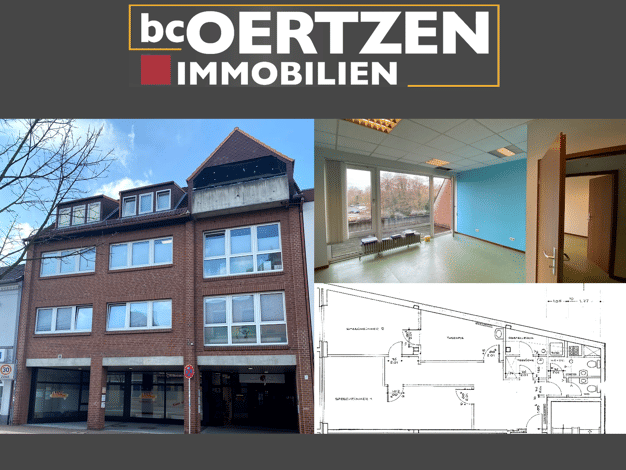 Praxisfläche zur Miete 9,63 € 4 Zimmer 88,3 m² Bürofläche Bahnhofstraße 3 Winsen Winsen (Luhe) 21423