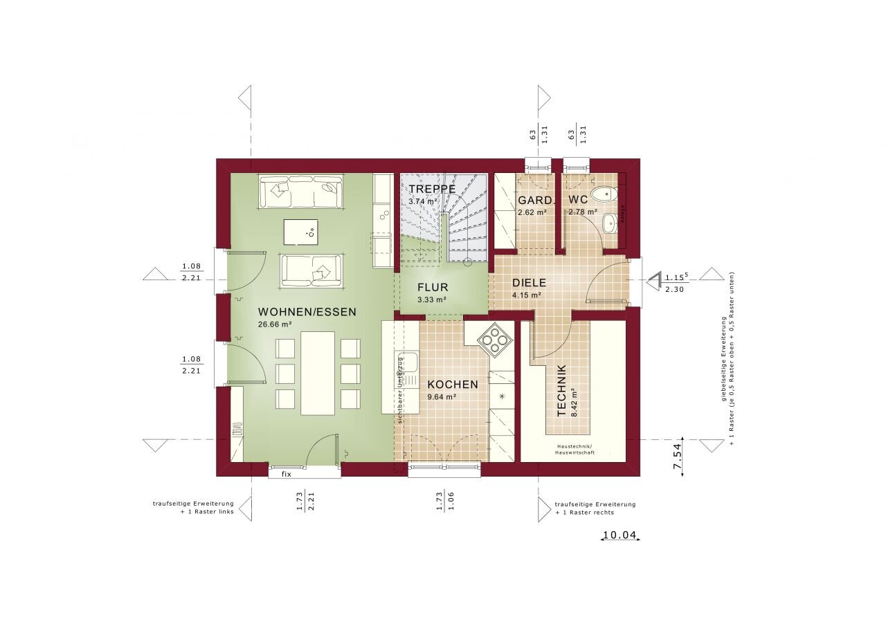 Einfamilienhaus zum Kauf provisionsfrei 509.801 € 4 Zimmer 122,1 m²<br/>Wohnfläche 966 m²<br/>Grundstück Mondorf Merzig 66663