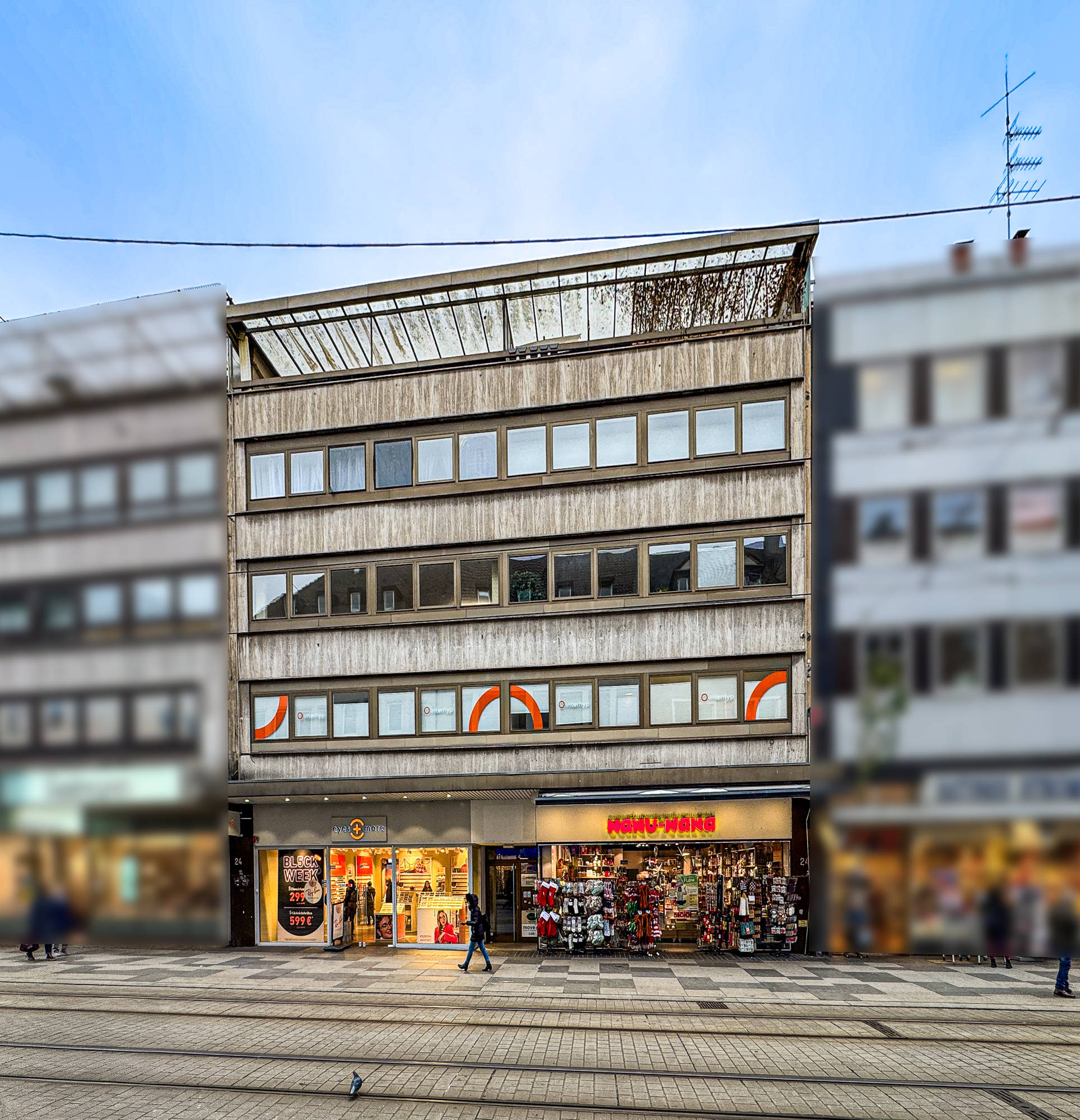 Bürogebäude zur Miete 800 € 80,4 m²<br/>Bürofläche Innenstadt Würzburg 97070