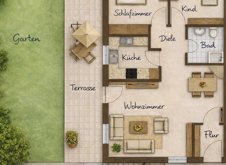 Wohnung zur Miete 1.200 € 3 Zimmer 97 m² EG frei ab 01.05.2026 Füssen 87629