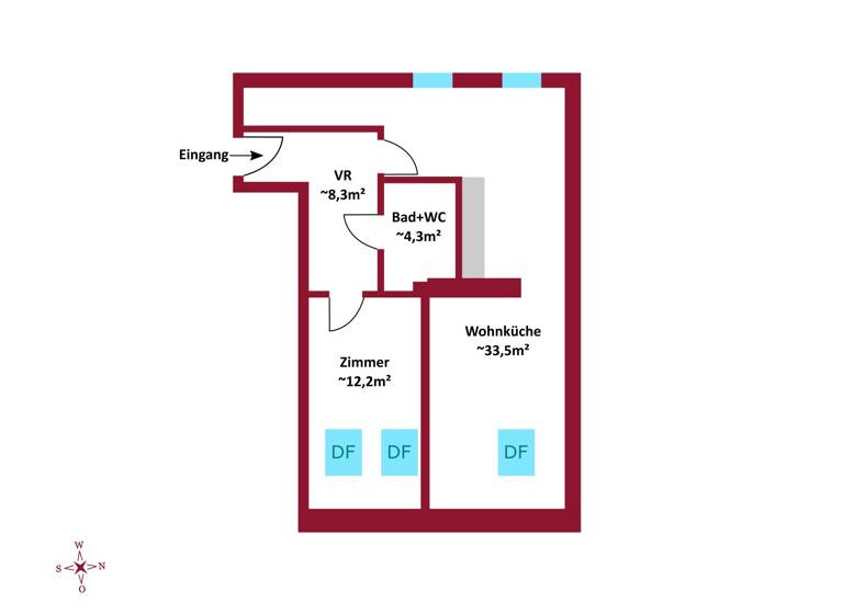 Wohnung zum Kauf 285.000 € 2 Zimmer 61,4 m² Wien 1100