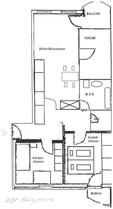 Wohnung zum Kauf 340.000 € 3 Zimmer 82 m² 1. Geschoss Ziegetsdorf - Königswiesen-Süd - Neuprüll Regensburg 93051