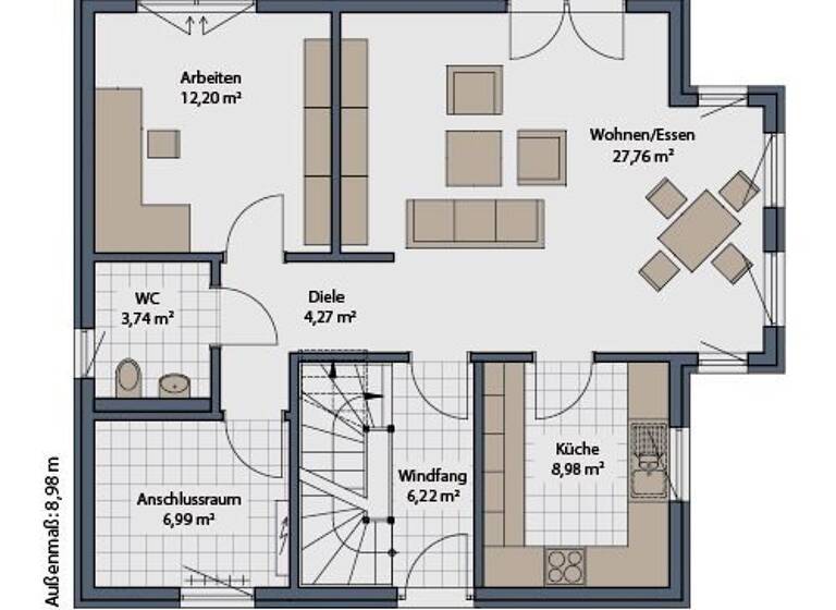 Einfamilienhaus zum Kauf 691 € 5 Zimmer 136 m² 820 m² Grundstück Sechselberg Althütte 71566