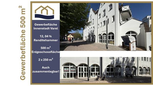 Verkaufsfläche zum Kauf 299.000 € 400 m² Verkaufsfläche teilbar ab 250 m² Schlossstraße 4 Varel Varel 26316