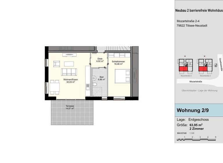 Wohnung zum Kauf provisionsfrei 349.000 € 2 Zimmer 64 m² Neustadt Titisee-Neustadt 79822