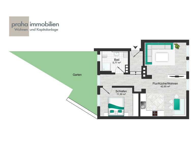 Wohnung zum Kauf provisionsfrei 118.000 € 2 Zimmer 59,7 m²<br/>Wohnfläche ab sofort<br/>Verfügbarkeit Bahnhofsplatz 5 Innenstadt Hof 95028