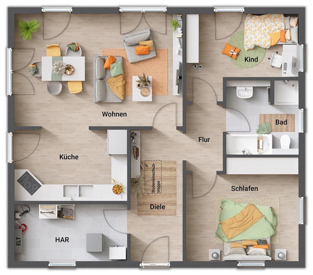 Einfamilienhaus zum Kauf 308.295 € 4 Zimmer 90 m²<br/>Wohnfläche 849 m²<br/>Grundstück Sessenreuth Wirsberg 95339