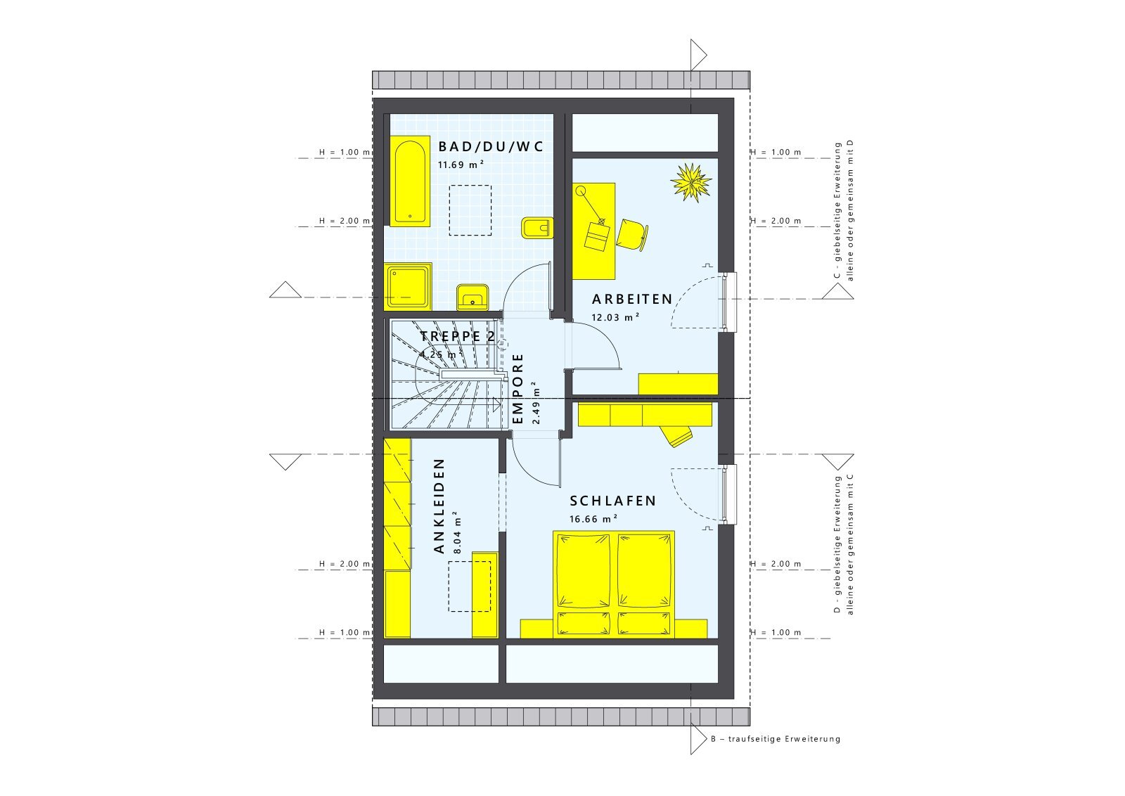 Doppelhaushälfte zum Kauf 330.953 € 8 Zimmer 125,7 m²<br/>Wohnfläche 723 m²<br/>Grundstück Neuruppin Neuruppin 16816