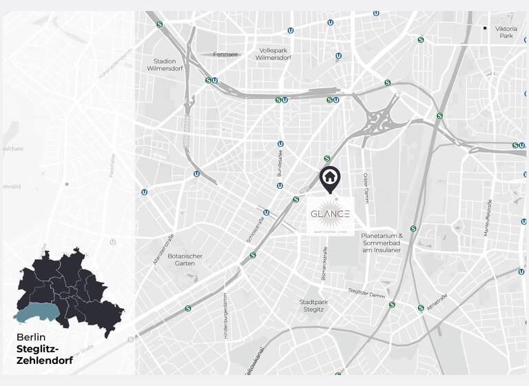 Wohnung zum Kauf provisionsfrei 609.900 € 3 Zimmer 113,3 m² EG Thorwaldsenstraße 17 Steglitz Berlin 12163