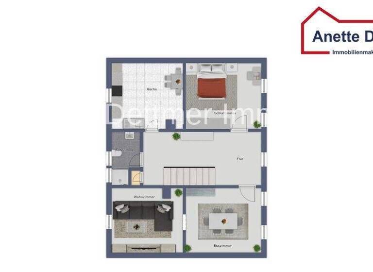 Maisonette zur Miete 750 € 4 Zimmer 126 m² 2. Geschoss Alfeld Alfeld (Leine) / Wispenstein 31061