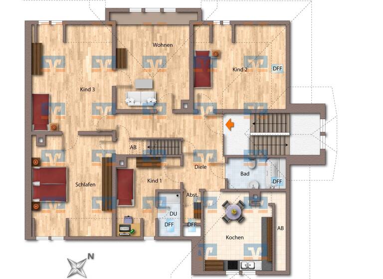 Wohnung zum Kauf provisionsfrei 239.000 € 5 Zimmer 144,5 m²<br/>Wohnfläche Dachgeschoss<br/>Geschoss Todtnau Todtnau 79674