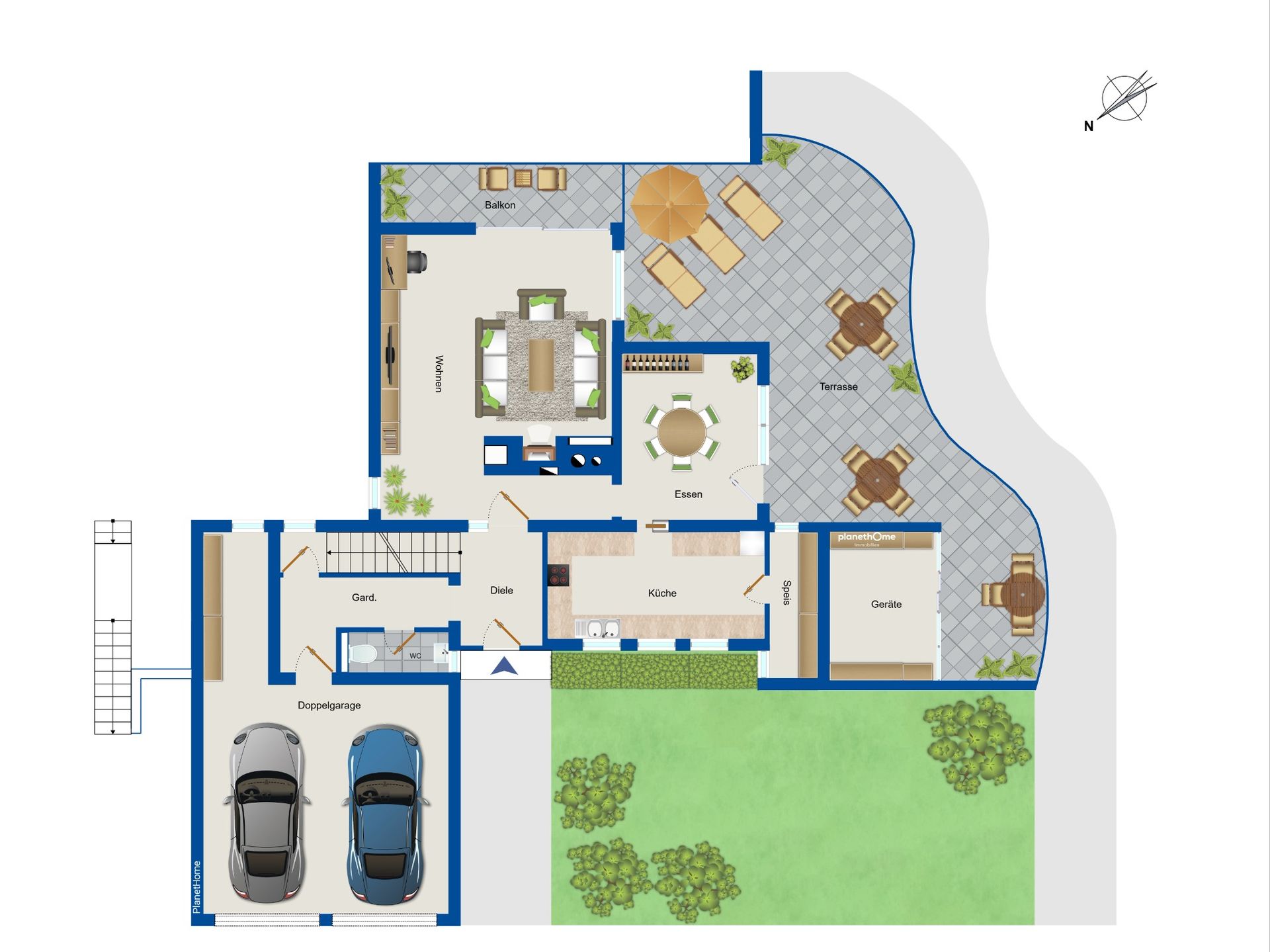 Einfamilienhaus zum Kauf 785.000 € 7,5 Zimmer 214,8 m²<br/>Wohnfläche 1.235 m²<br/>Grundstück Bad Saulgau Bad Saulgau 88348