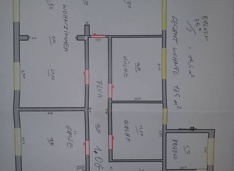 Wohnung zur Miete 1.080 € 3 Zimmer 166 m² 1. Geschoss Bexbach 66450