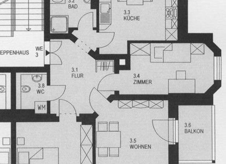 Wohnung zum Kauf als Kapitalanlage geeignet 399.000 € 3 Zimmer 81,9 m²<br/>Wohnfläche Bachmannstraße 2 Bühlau/Weißer Hirsch Dresden 01324