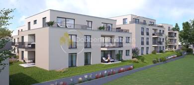 Wohnung zum Kauf - Neubau provisionsfrei 351.100 € 3 Zimmer 76,8 m² EG Bahnhofstraße 100-106 Gaildorf Gaildorf 74405