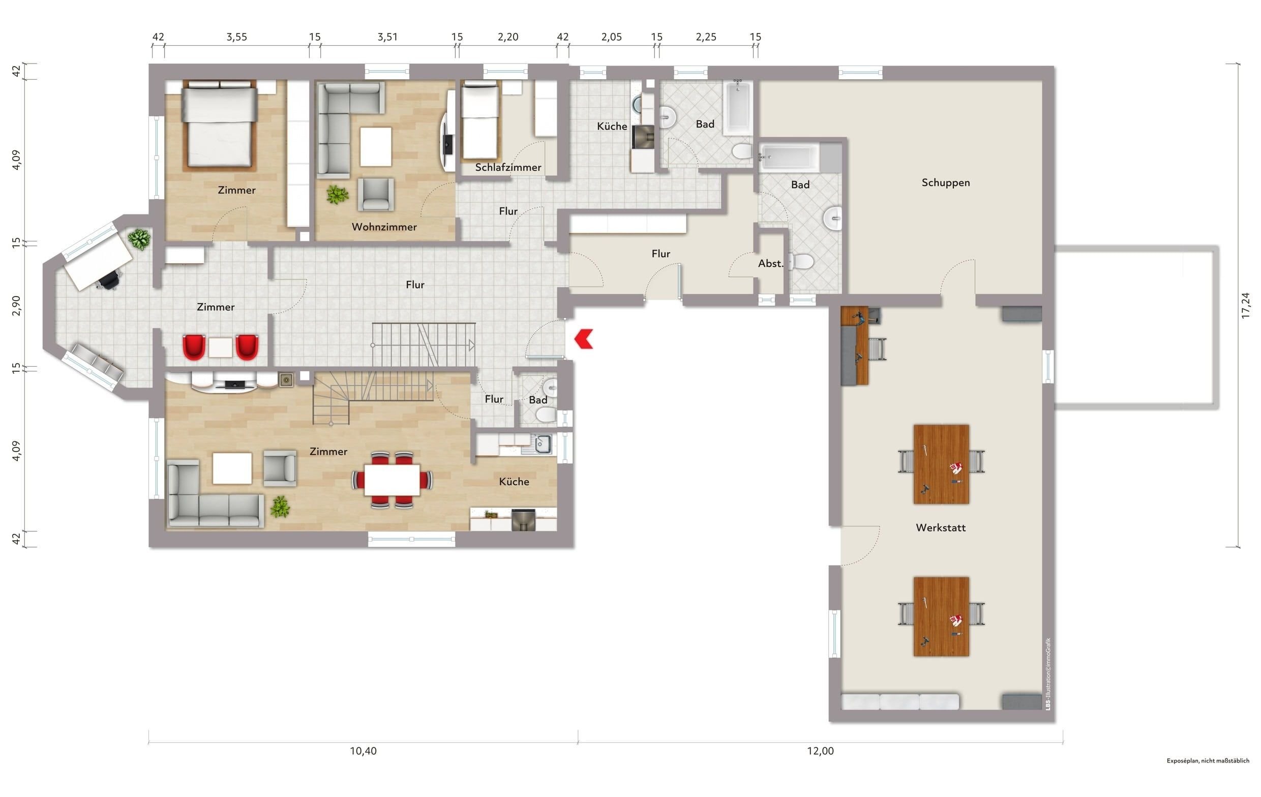 Mehrfamilienhaus zum Kauf provisionsfrei 275.000 € 10 Zimmer 240 m²<br/>Wohnfläche 941 m²<br/>Grundstück ab sofort<br/>Verfügbarkeit Bielefelder Str. 318 Heidenoldendorf Detmold 32758