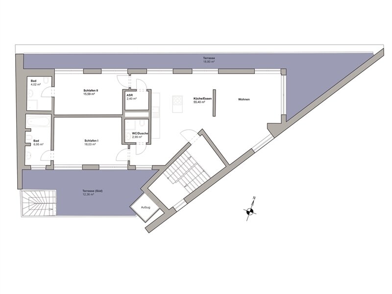 Wohnung zum Kauf 1.980.000 € 3 Zimmer 136,5 m²<br/>Wohnfläche 5.<br/>Geschoss Veteranenstr. 14 Mitte Berlin 10119