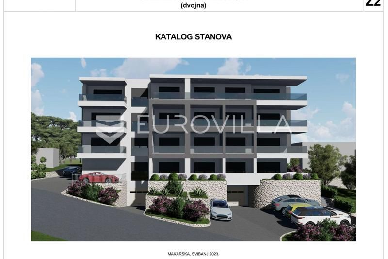 Wohnung zum Kauf 280.128 € 2 Zimmer 88 m²<br/>Wohnfläche 2.<br/>Geschoss Makarska center 21300