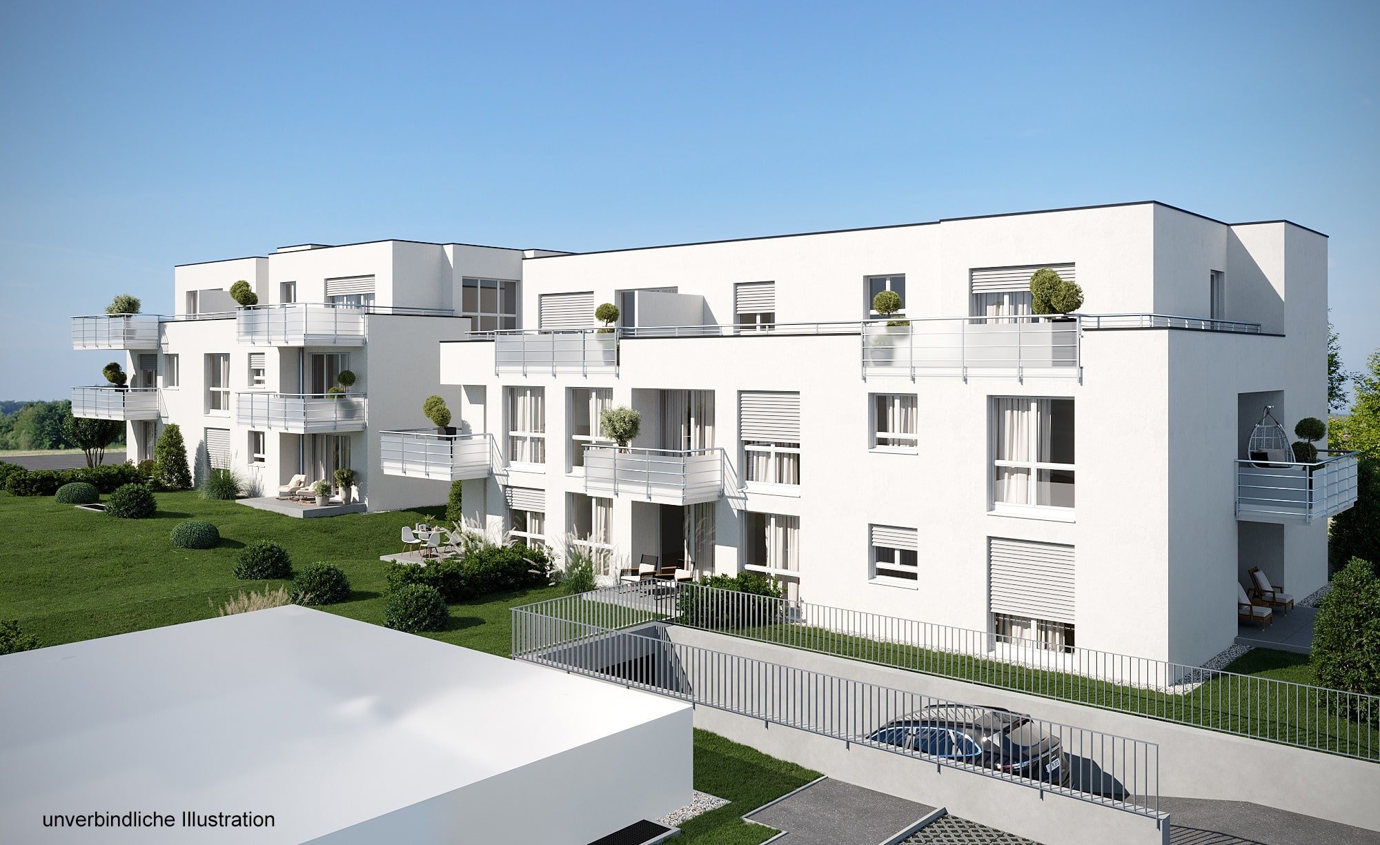 Wohnung zum Kauf provisionsfrei 325.000 € 2 Zimmer 53,9 m²<br/>Wohnfläche 1.<br/>Geschoss Hildrizhausen 71157