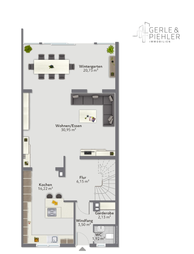 Reihenmittelhaus zum Kauf 1.189.700 € 5 Zimmer 180 m²<br/>Wohnfläche 291 m²<br/>Grundstück Gauting Gauting 82131